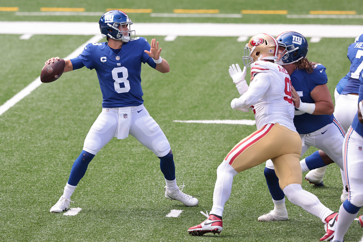 49ers remain oddly obsessed with Giants QB Daniel Jones