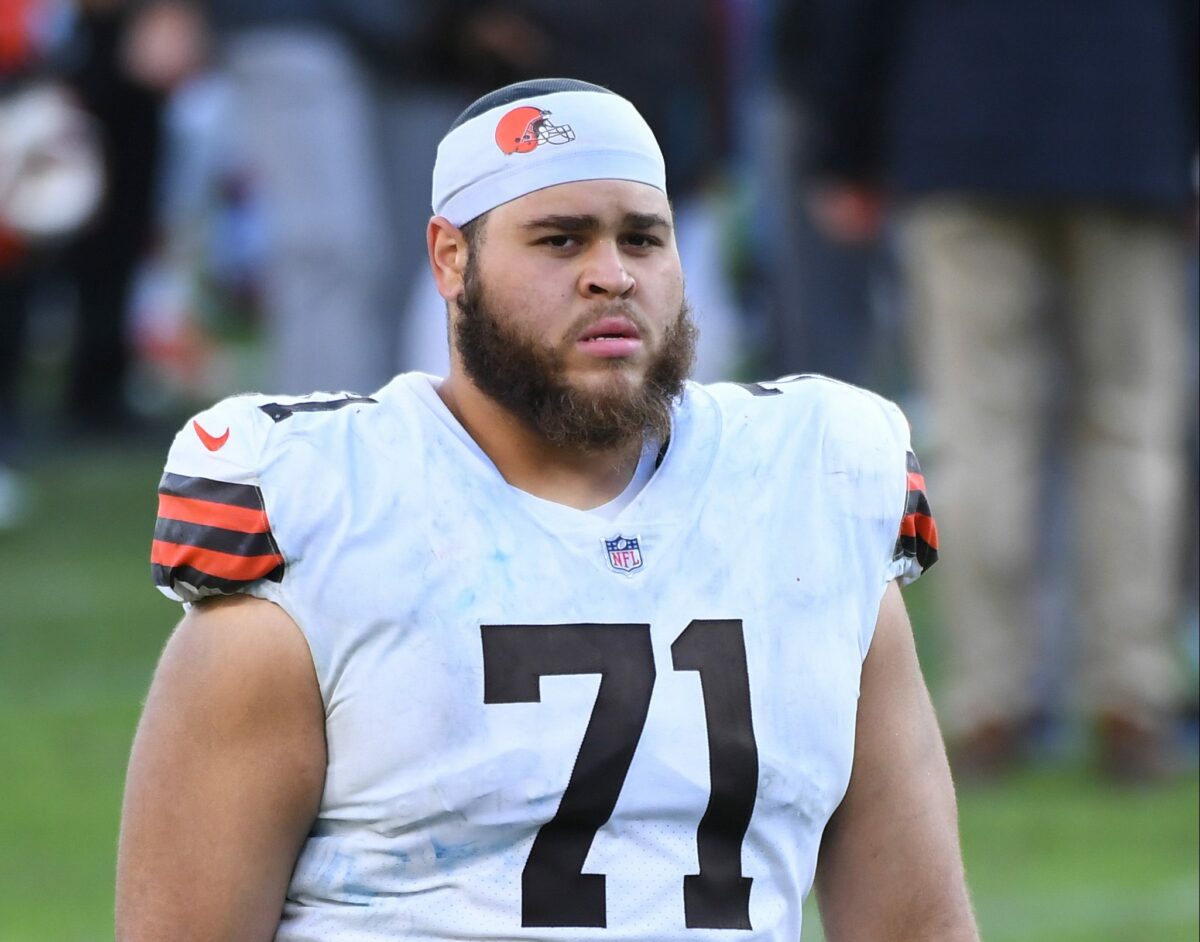 Do the Browns have any other realistic options at left tackle?