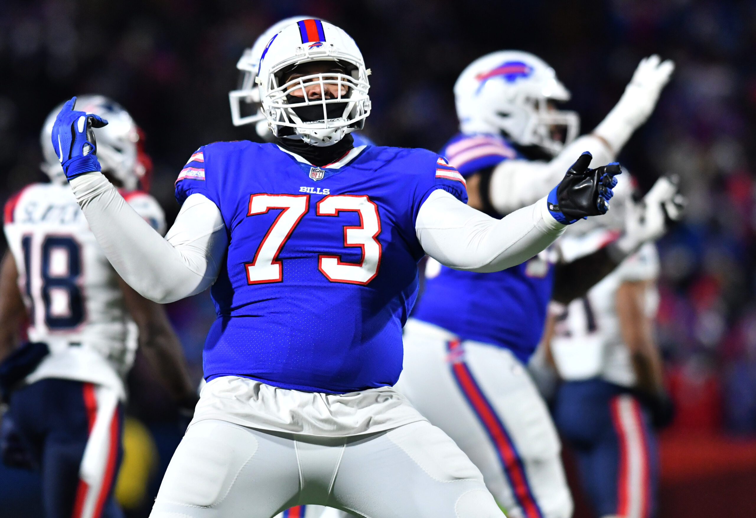 Bills restructure contract of Dion Dawkins to create cap space