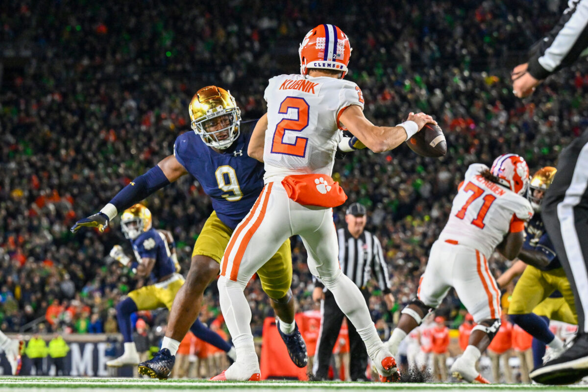 Notre Dame football: Kickoff time announced for Clemson game