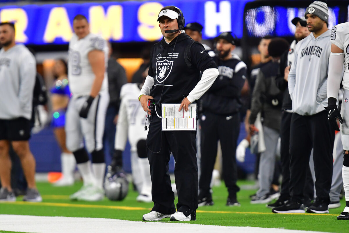 Raiders HC Josh McDaniels says there’s ‘no disconnect’ on his offense, blames penalties, mistakes for red zone struggles