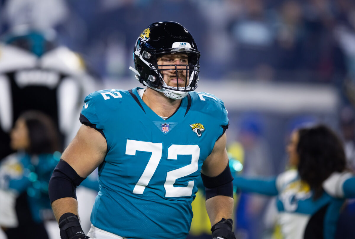 Jaguars OL Walker Little suffers left knee injury vs. Bills