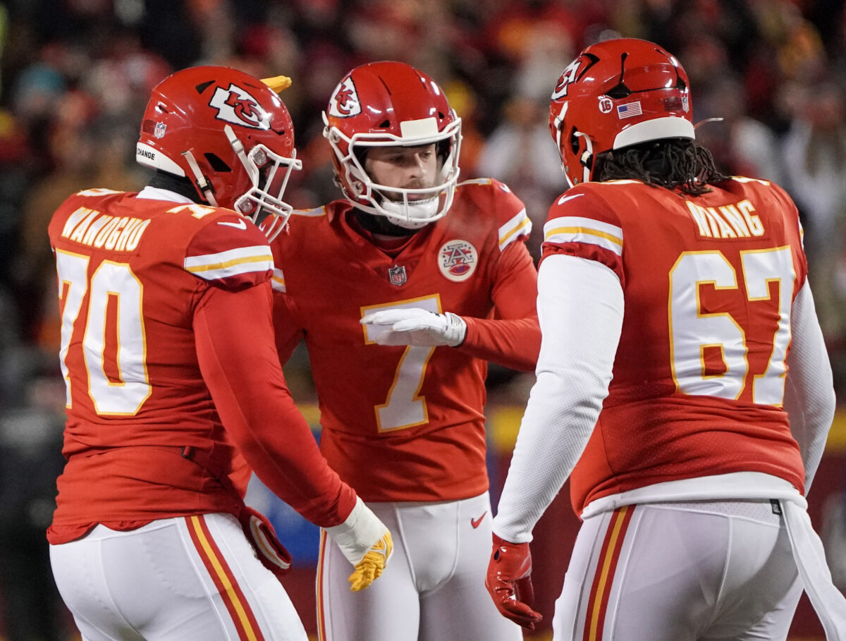 Chiefs K Harrison Butker says he could’ve made a 65-yard field goal vs. Broncos