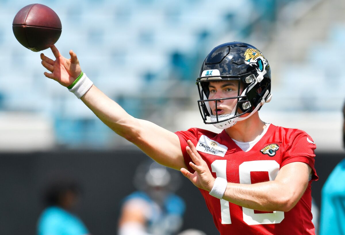 Jaguars sign QB Nathan Rourke back to practice squad