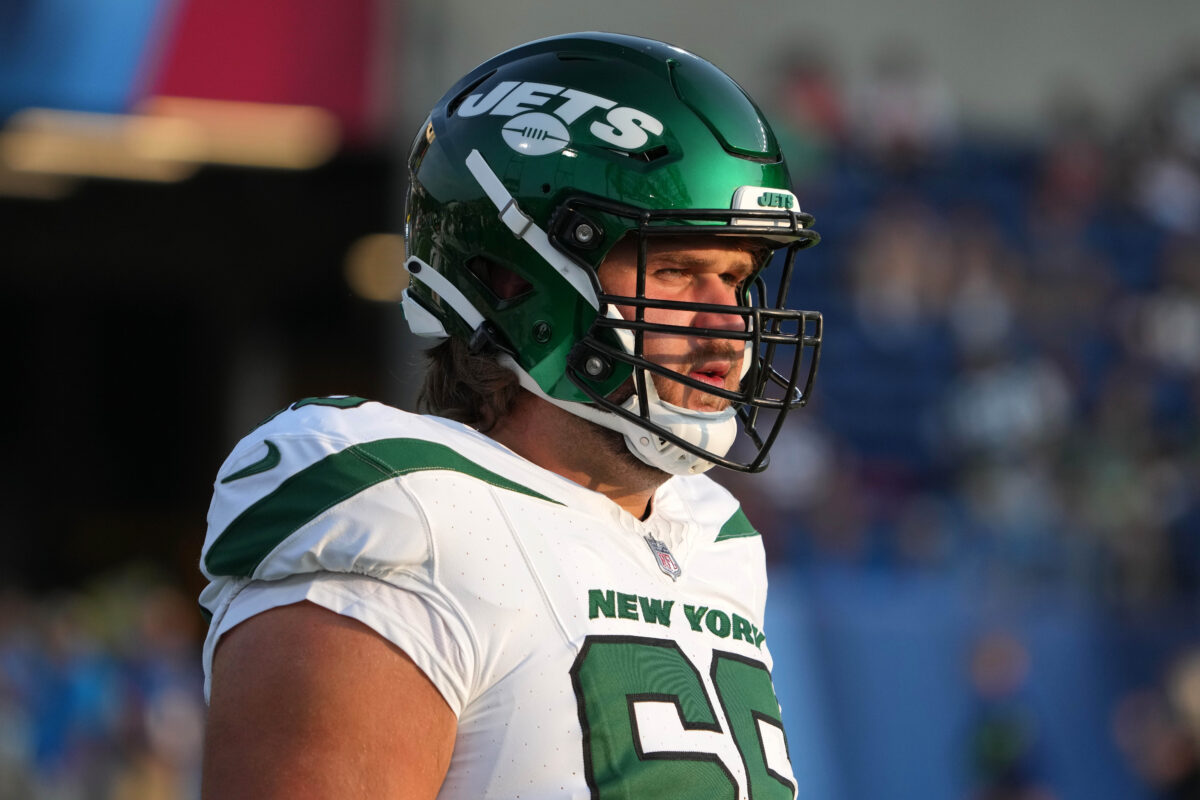 Joe Tippmann misses practice Wednesday, Jets to see how he feels Thursday