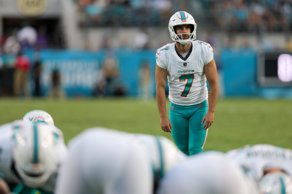 Report: Dolphins restructure K Jason Sanders’ contract