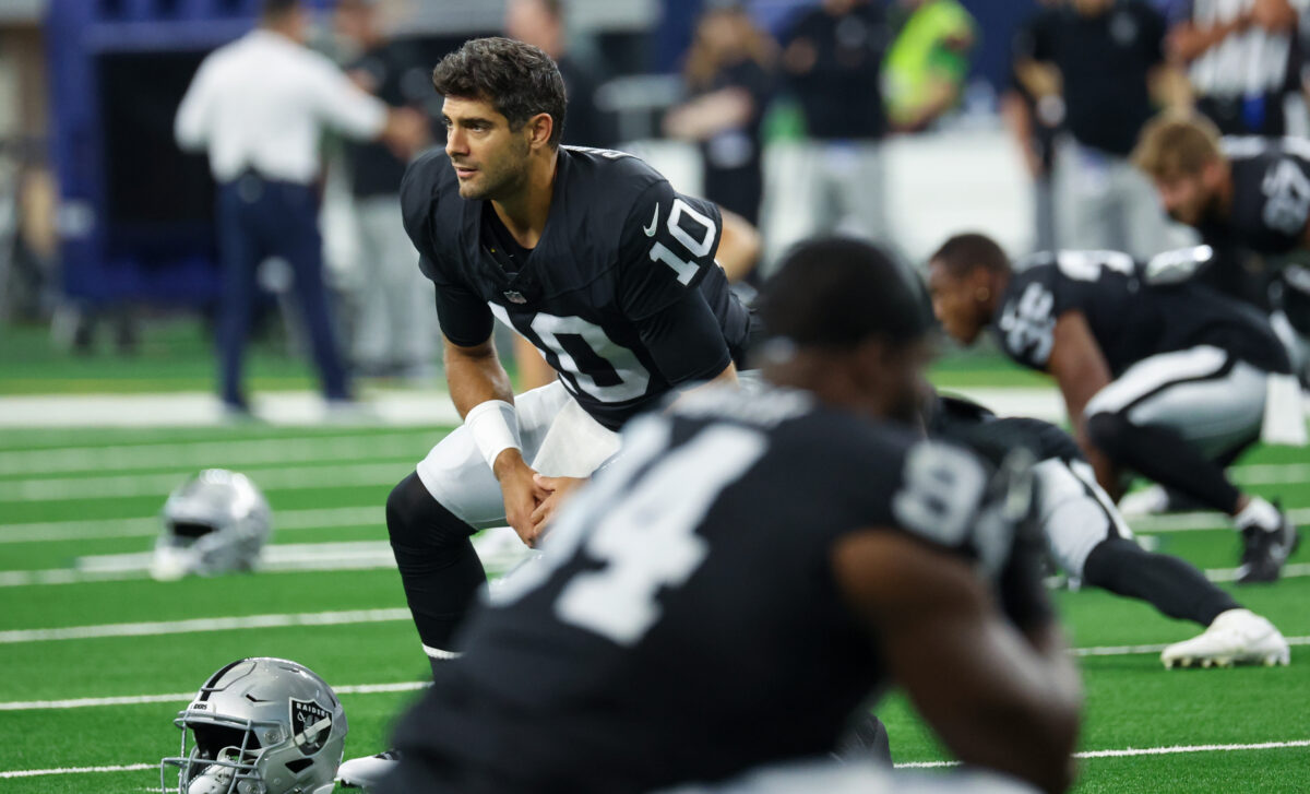 Raiders, Packers Friday injury report: Jimmy Garoppolo returns from concussion protocol