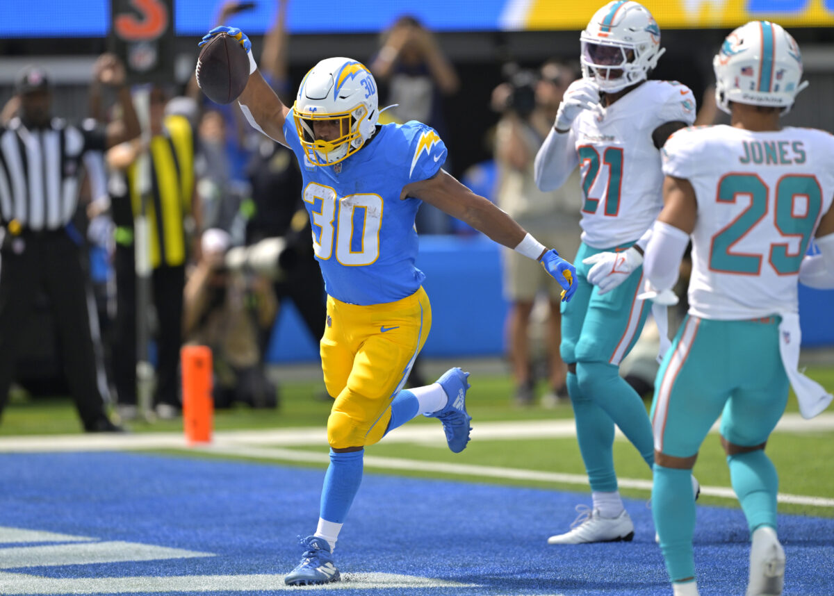 Chargers RB Austin Ekeler optimistic he will play vs. Cowboys