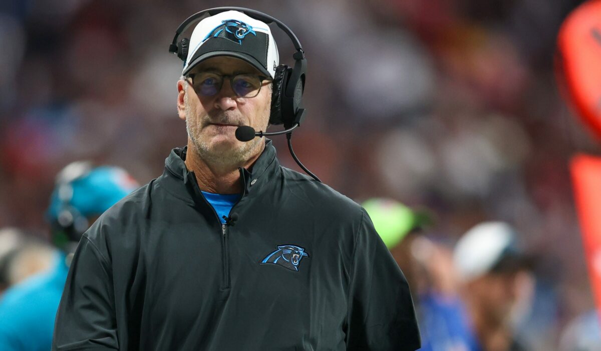 Frank Reich addresses trade rumors about Panthers’ search for top WR