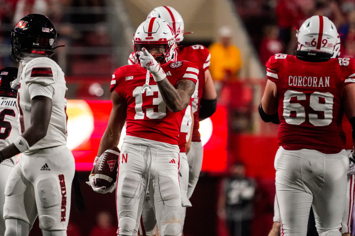 Husker receiver to miss the rest of the season with knee injury