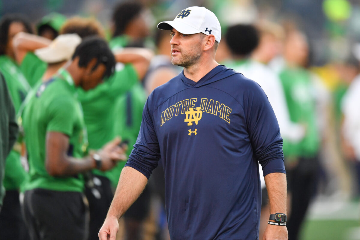 Notre Dame fans are losing their minds over offensive coordinator Gerad Parker