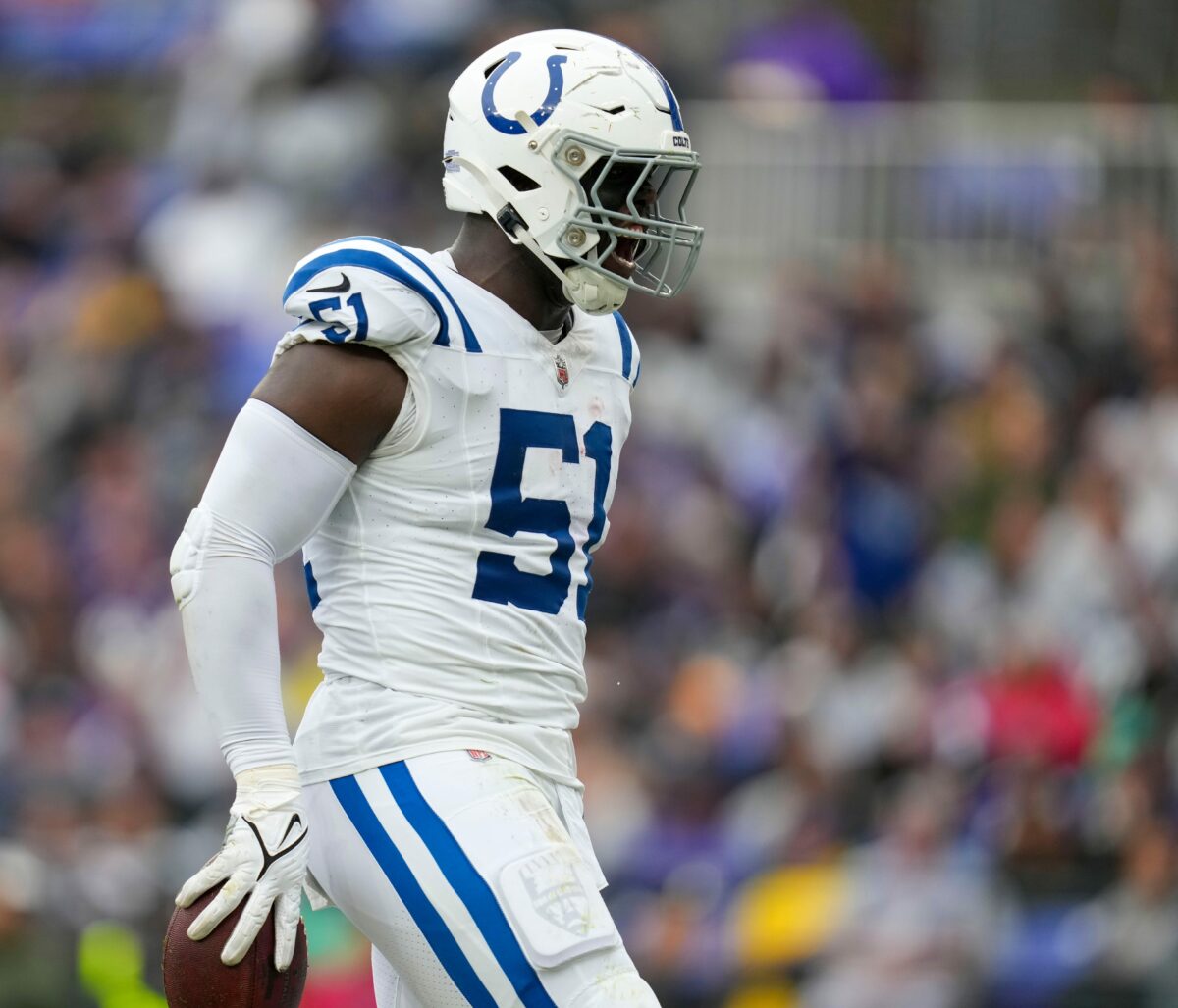 Colts’ Kwity Paye fined for unnecessary roughness in Week 3