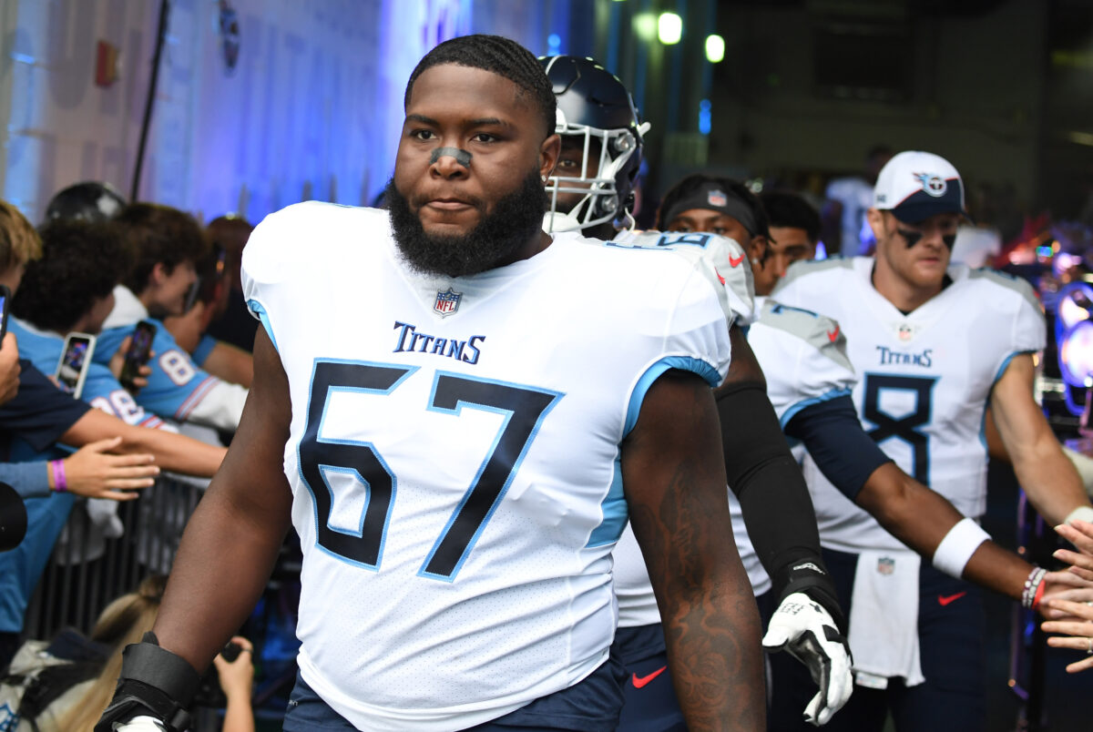Jets sign ex-Titans OL Xavier Newman to practice squad