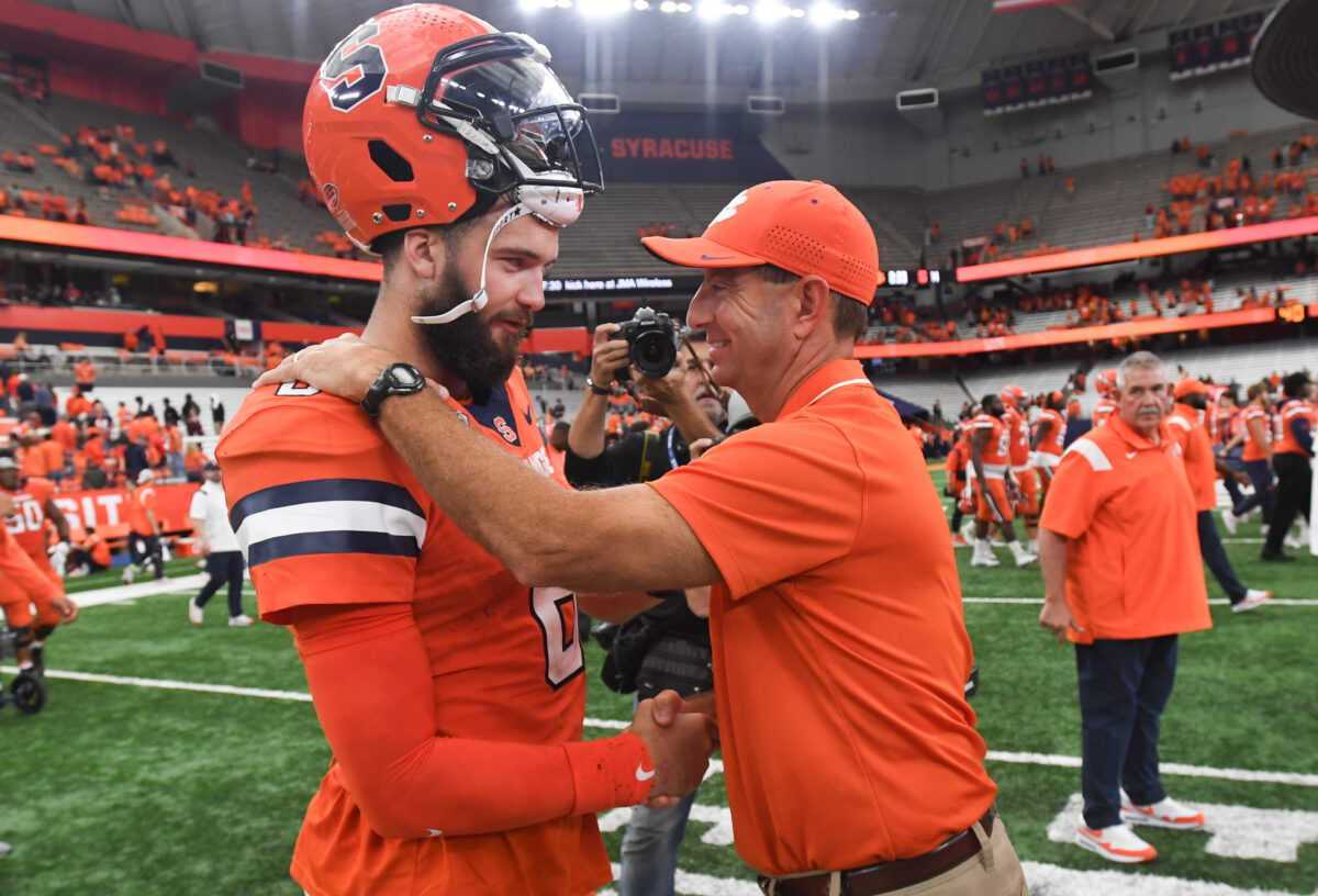 Syracuse quarterback Garrett Shrader: ‘We beat ourselves more than they beat us’