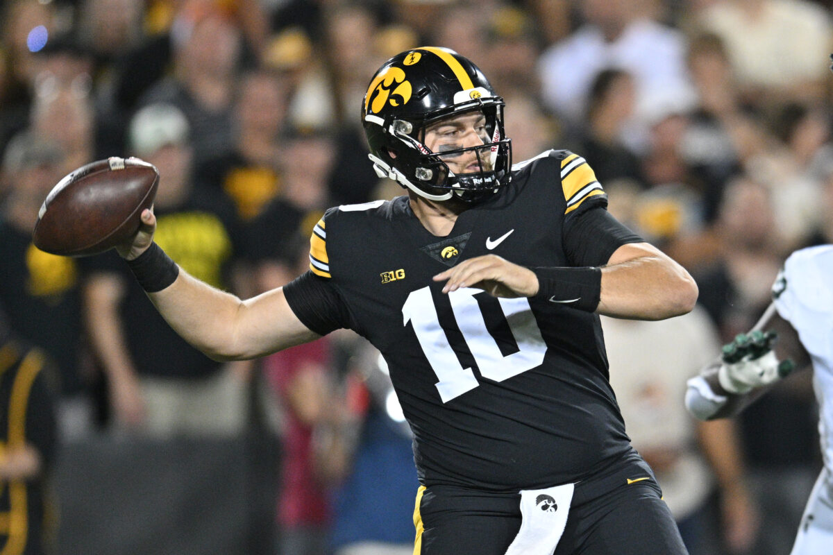 A former Wisconsin QB is now Iowa’s starting quarterback for the remainder of 2023