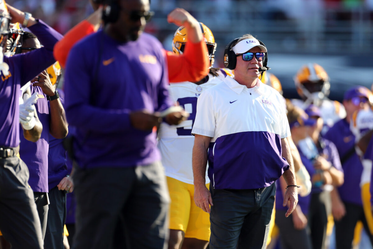 Should LSU fans be worried about Brian Kelly’s road issues?