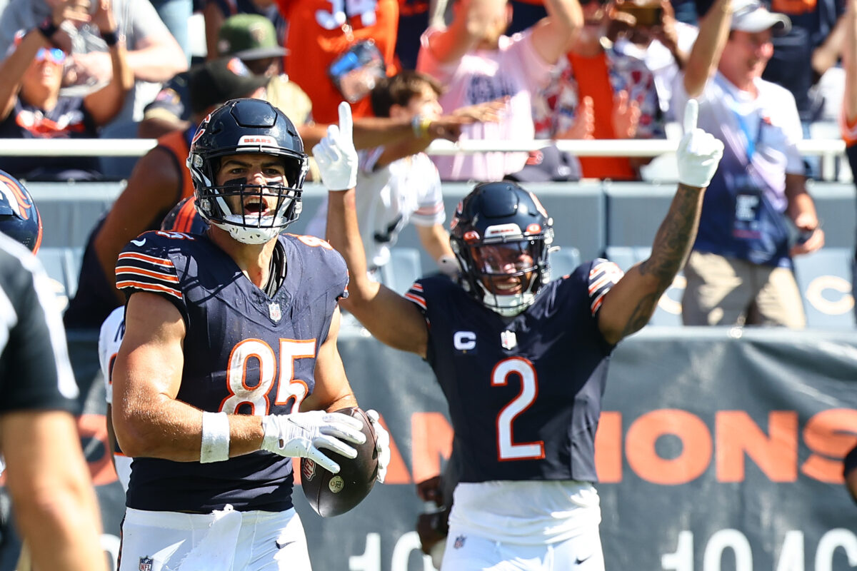 Bears explode in the 1st half with 3 TDs vs. Broncos