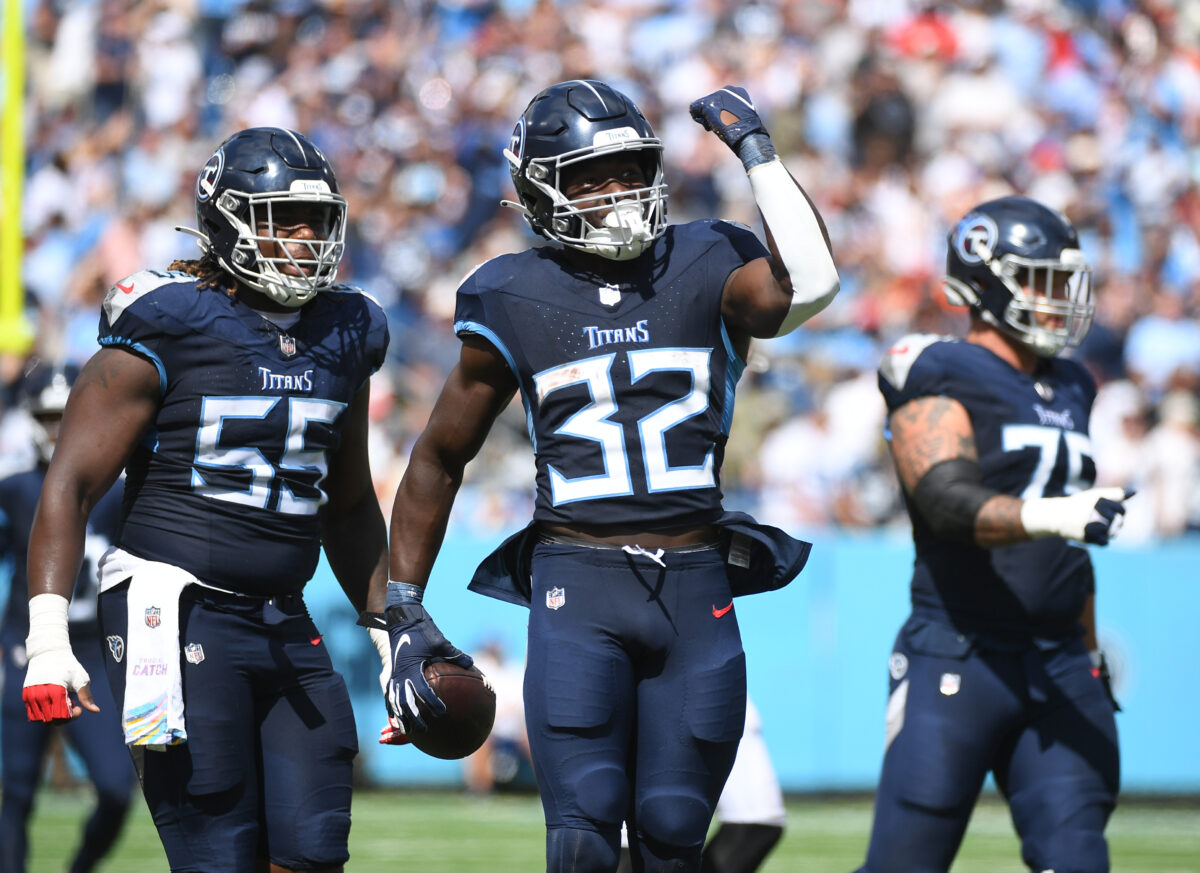 Watch: Mike Keith’s funny call for Titans RB Tyjae Spears’ wild Week 4 play