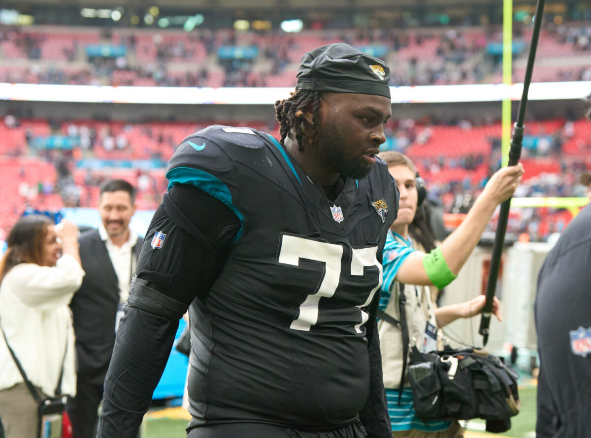 Jaguars OT Anton Harrison: ‘I’ve been getting better every week’