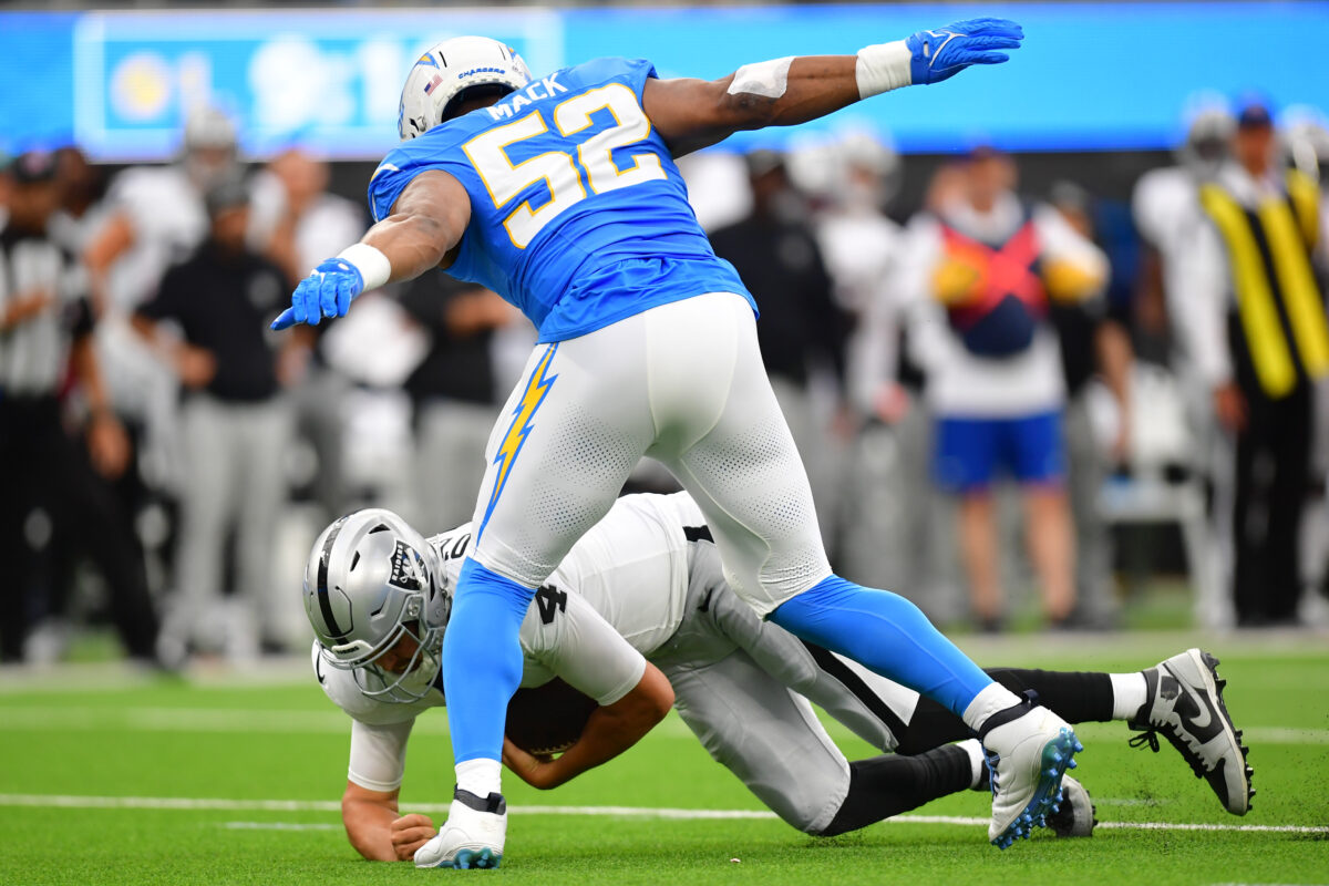 Chargers’ Khalil Mack delivers career performance vs. Raiders: ‘He is still that guy’