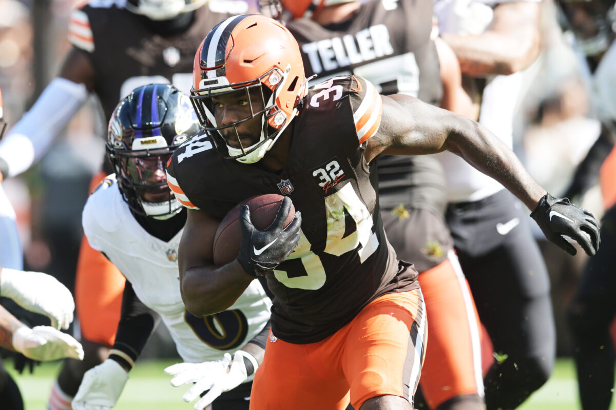 Jerome Ford ‘wants and intends to play’ vs. Seahawks; Browns will test ankle pregame