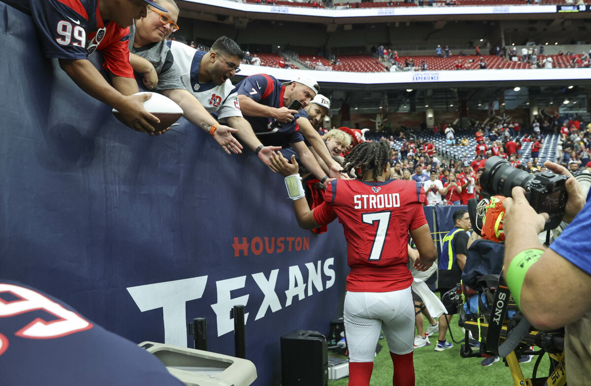 QB C.J. Stroud wants Texans fans to feel good about their team