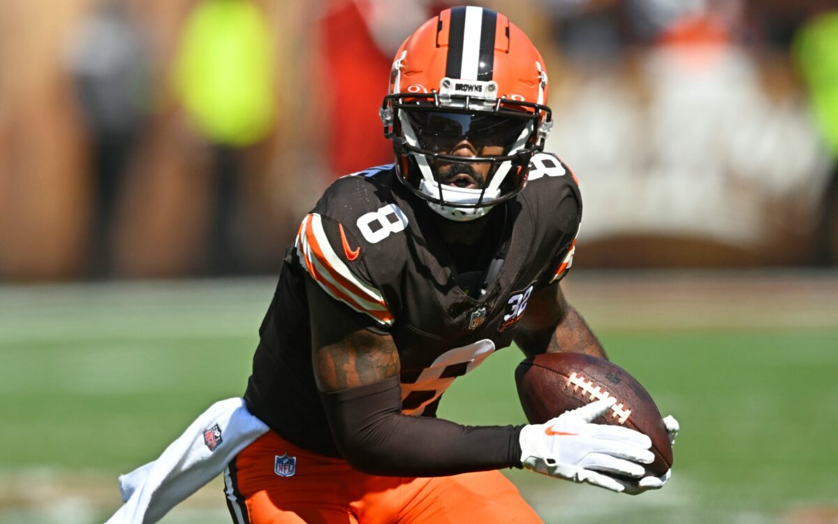 Browns WR Elijah Moore on playing with multiple QBs: ‘You gotta be able to adapt’