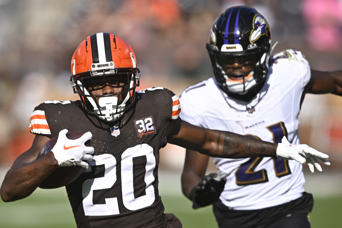 PFF’s 10 highest-graded Browns’ offensive players vs. Ravens