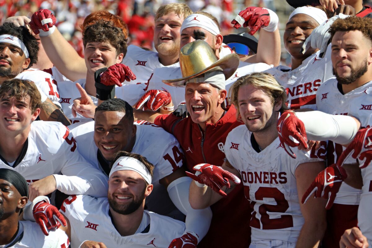 Relive the Oklahoma Sooners stunning win over Texas with some incredible Images
