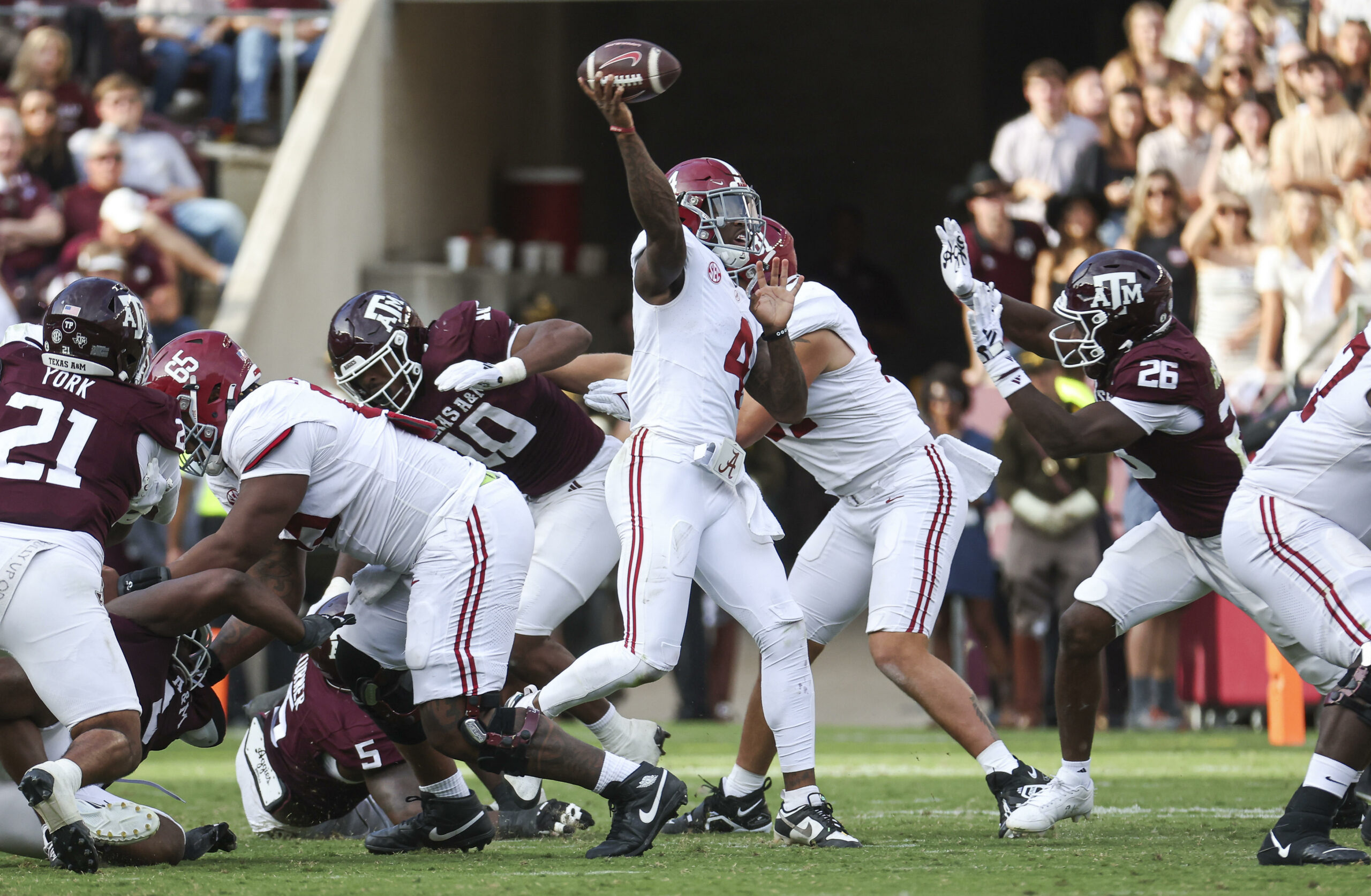 Report Card: Grading Alabama’s 26-20 win over Texas A&M