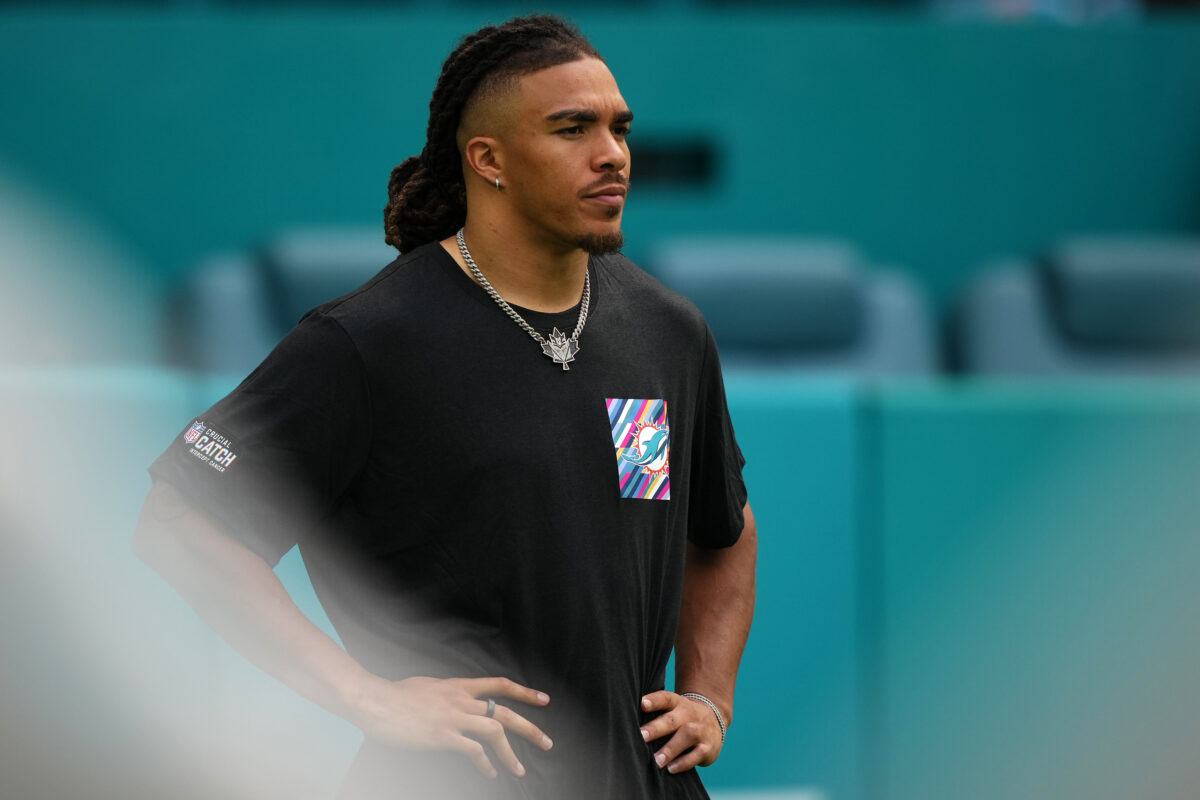 Everything WR Chase Claypool said in his first Dolphins’ media availability