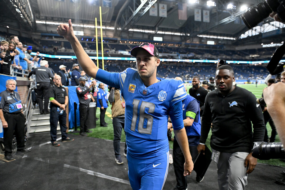 Jared Goff believes the Lions are becoming a mature team