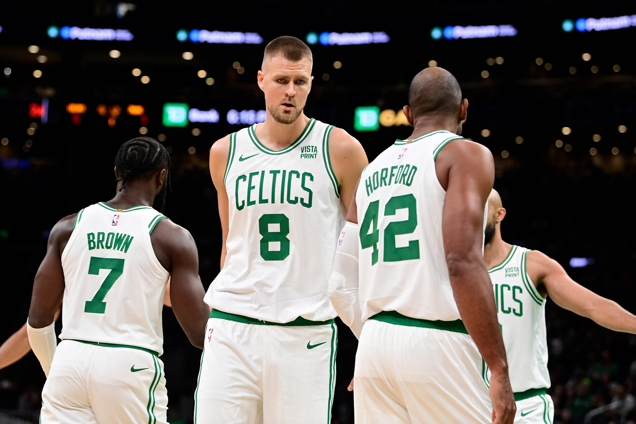 Who will be the Boston Celtics’ No, 2 star this season, Jaylen Brown or Kristaps Porzingis?