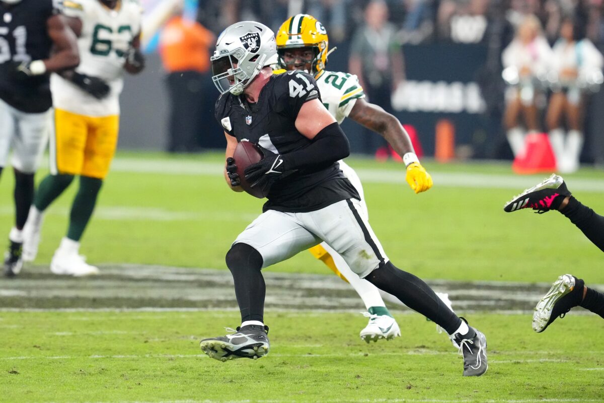 Raiders ‘open the floodgates’ of takeaways to grab defensive win over Packers