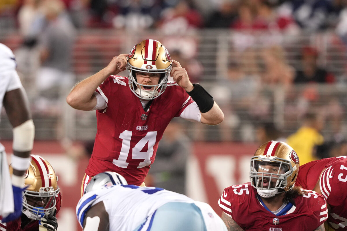 Sam Darnold unlikely to start for 49ers against Bengals, but still needs to be ready