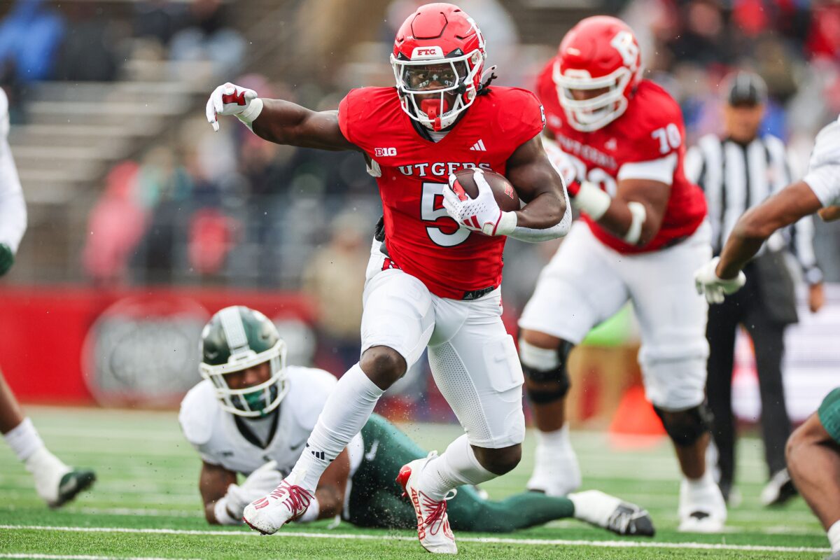 The Big Ten’s leading rusher, Rutgers’ Kyle Monangai, practices as hard as he plays: ‘I try to run the way I’m going to run on Saturday’