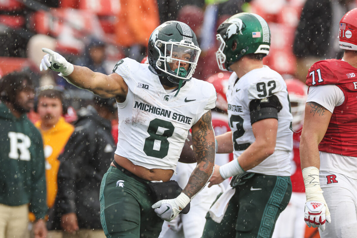 Michigan State football RB Jalen Berger likely out for the season with injury