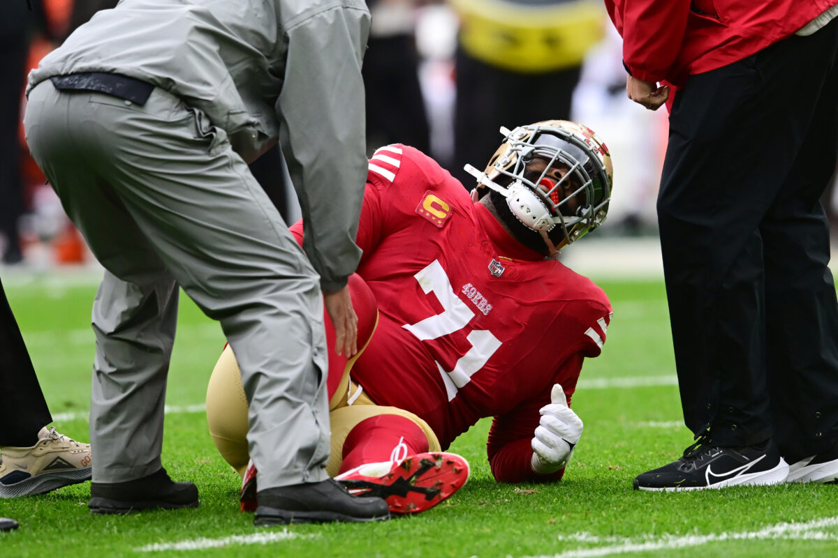 Why 49ers LT Trent Williams played through ankle injury vs. Browns