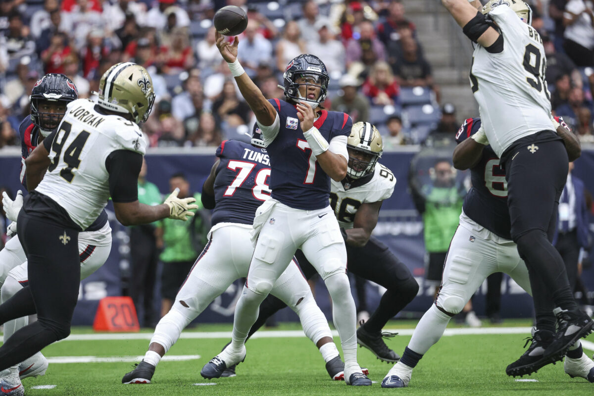 Texans QB C.J. Stroud excelling at this stat shows promise for the future