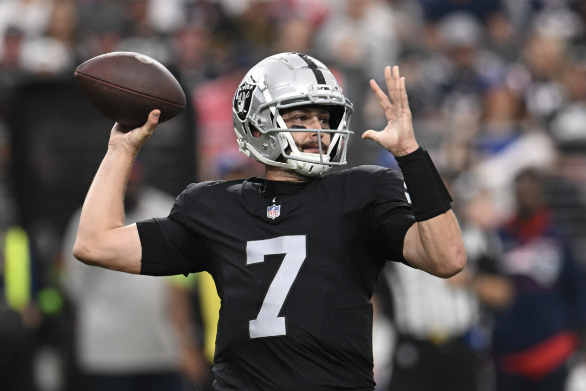 Report: Brian Hoyer to start at QB for Raiders with Jimmy Garoppolo out