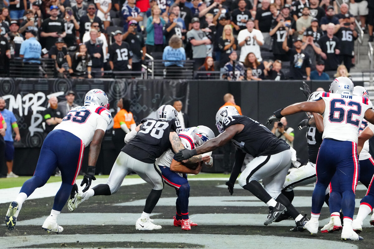 Ballers & Busters for Raiders Week 6 win over Patriots