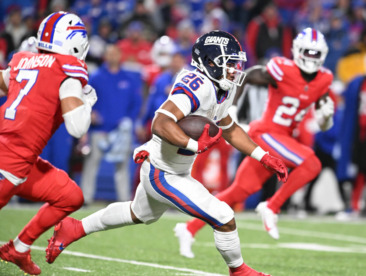 Saquon Barkley electrified NFL social media with his return to Giants lineup