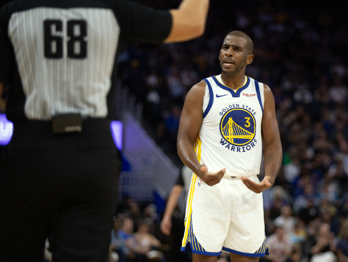 Watch: Chris Paul reacts to “CP3” chants from Warriors fans