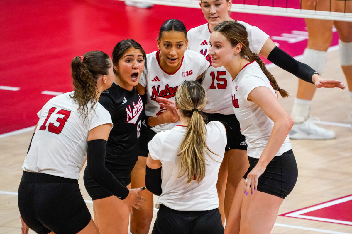 Nebraska volleyball completes commanding sweep over Rutgers