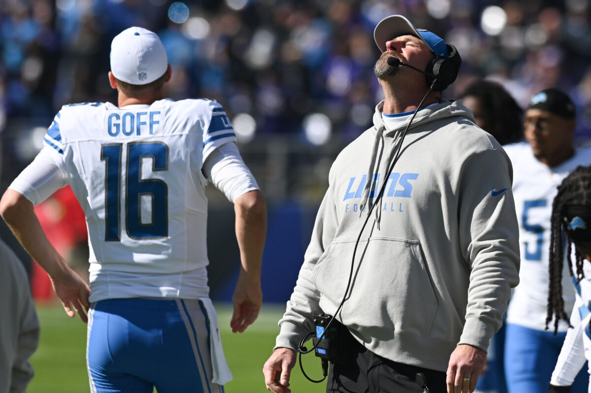 The Lions get blown away in awful loss to the Ravens