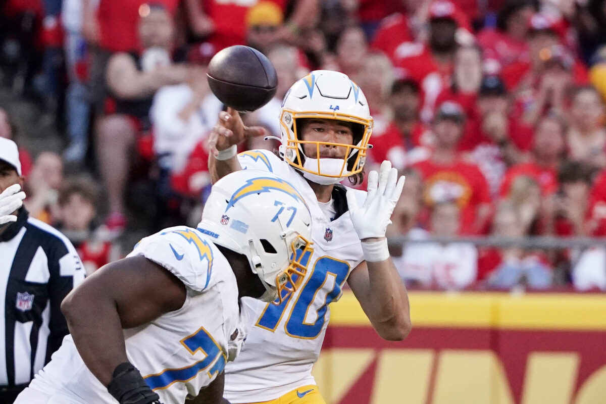 Where the Chargers rank statistically after Week 7