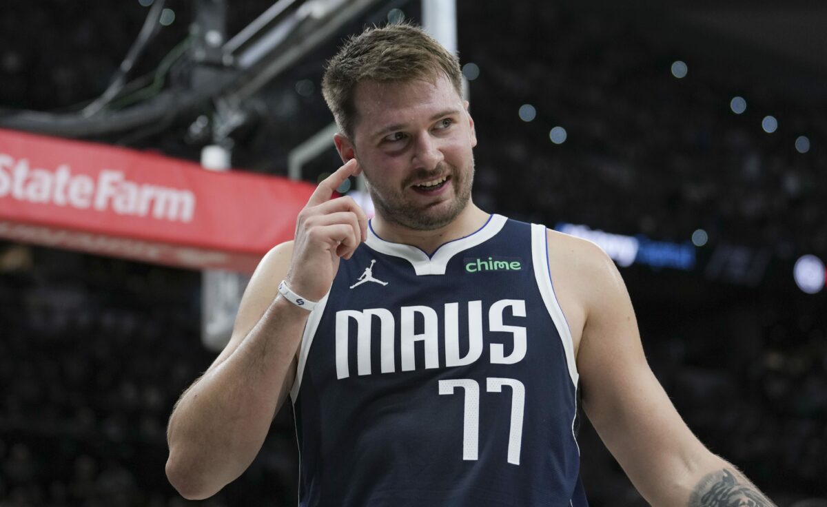 Mavs’ Luka Doncic had a hilarious NSFW reaction to Dereck Lively’s debut