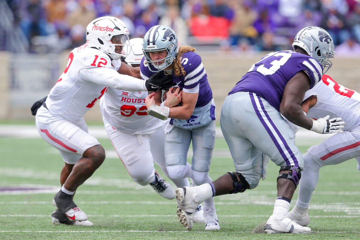 Stopping K-State QB Avery Johnson among keys for Texas this week