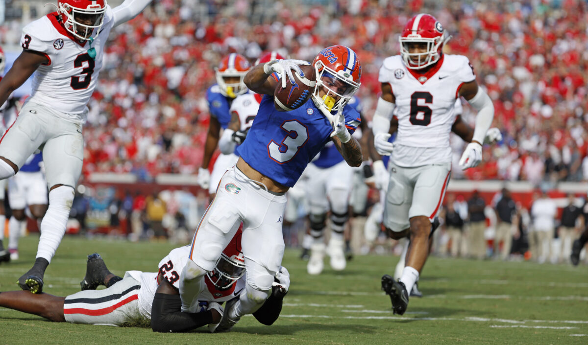 WATCH: Tre Wilson leads Florida into end zone on first drive against Georgia