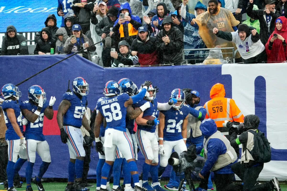Giants-Jets Week 8: Offense, defense and special teams snap counts